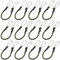 FUNSUEI 12 Pack 60cm Bungee Cords with Carabiner Clips, 24 Inch Elastic Bungee Rope with Hooks for Luggage, Traveling, Camping