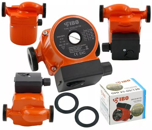 Central Heating Water Circulator Pump 15 25-60/130 Replacement for Grundfos Wilo