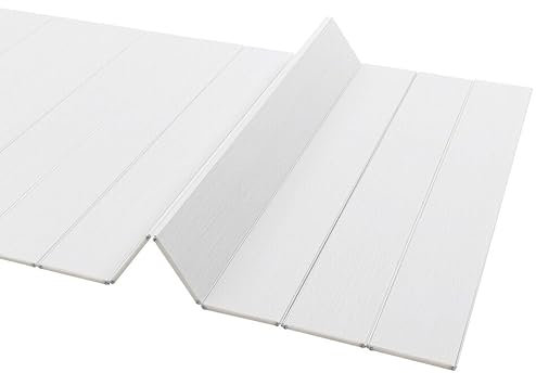Badewannenabdeckung Badewanne Abdeckung Faltbare Badewanne Brett Badablage wasserdichte Staubdichtes,75 x 170 cm Weiß für Haus Badezimmer Spa Erfahrung