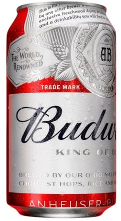 Bier 24 Einheiten Box Budweiser Alu-Dose 33 cl
