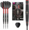 Target Darts Scope Swiss Point Steeldarts, 90% Tungsten Dart-Set, Barrel 04-24G | Steeldarts Set, Darts in Rot & Schwarz, Profi Dart-Set mit Swiss Points & Tool