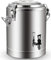 KWIBYBGS Dispensador de Bebidas,20L Termo Deo Inoxidable con Grifo, 20-Horas Caliente Y Fría Termo para Café, Zumo/a/20L