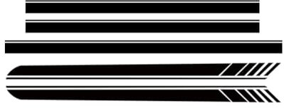 Seitenstreifen Motorhaube zu Heck Aufkleber Aufkleber, für Mercedes Benz GLC Klasse X253 Coupe C253 AMG Zubehör