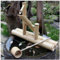 ZBJDX Kit De Fontaine À Eau, Fontaine Extérieure en Bambou pour Étang De Jardin, Fontaines d'eau De Style Campagnard Japonais Zen