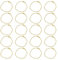 sourcing map 30Pcs 5 Inch Ball Bead Chain, Metal Ball Chain with Connectors for Keychain Hanging Ornament Tag Jewelry Necklace Christmas Decoration,Gold