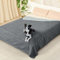 Kritter Planet Hundedecke Wasserdicht, Kuschelig Sex Decke, Urinbeständige Haustierdecke Waschbar Hundedecke für Sofa Bett Couch Autositz Möbel, XXL Decke 260 x 244 cm, Hellgrau/Dunkelgrau