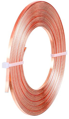 Filo di alluminio resistente all'ossidazione, lungo 5 m, largo 3 mm, per fai da te, filo di alluminio flessibile per la creazione di gioielli, filo piatto