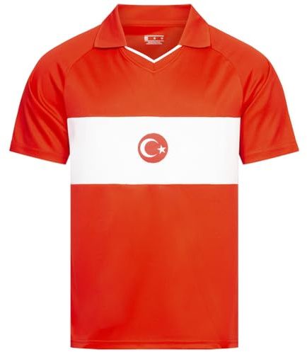 JELEX Retro History Herren Trikot | mit eingesticktem Logo & Kurzarm | Nostalgie-Design für Fußballfans | ideal für Sammler