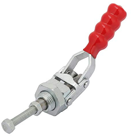 YDuupxe 100KG Clamping Toggle Clamp, Rock-Solid Grip Jig Clamp Fixture for Welding and Inspection Tools, M6 Nuts and Washers, Galvanized Iron, Long Service Life