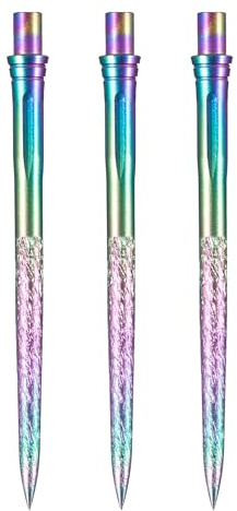 Caliburn Evo Dartspitzen, gerauter, glatter Griff, kein Lippendesign, Präzisions-Stahlspitzen, mehrere Farben