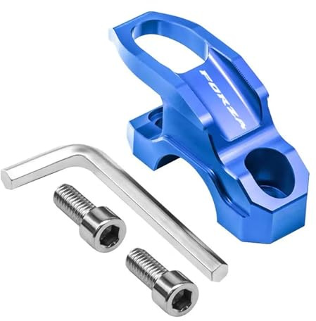 Gancio per manubrio in lega di alluminio per moto Per Forza 125 250 300 350 750 Accessori Moto In Alluminio CNC Gancio Casco Porta Borse(Ww-4)