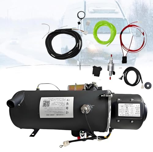 Dieselheizung, 12V/24V-Hydronikheizung, Auto-Dieselheizung, Flüssigbrennstoffheizung, Diesel-Wasserheizung für Auto, LKW, Garage, Boot, Wohnmobil, Anhänger und Außenbereiche, Parkplatz 16KW12V