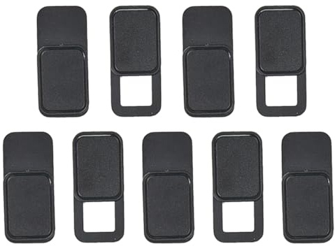 Alipis 9Pcs Metal Oval Webcam Cover Slider Protector for Laptop Tablet Smartphone Camera Lens, Cover Stickers for Secure Video Calls