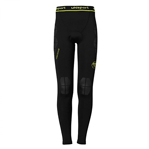 Uhlsport Herren Herren Lange Tight Bionikframe Lange Tight, schwarz/Fluo gelb, XXL, 100563701
