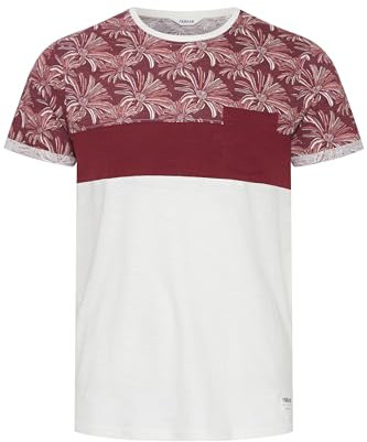 !Solid SDFlorian Herren T-Shirt Kurzarm Shirt Rundhals-Ausschnitt 100% Baumwolle Regular fit, Größe:2XL, Farbe:Wine Red (0985)
