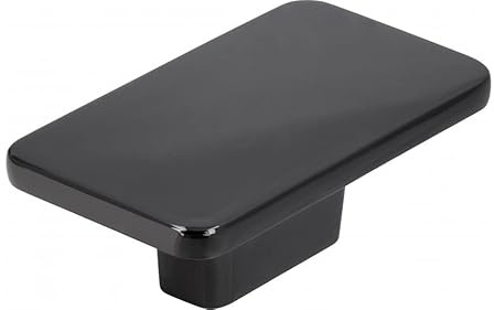 SIRO Möbelknopf Dissen, Schlicht, Modern, Druckguss anthrazit, 58 mm x 22 mm x 33 mm, 2411-58ZN16