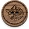 NaturSchatulle Holzknöpfe Gravur Motiv Fuchs 12-30mm I 25 Stück Nussbaum 2 Loch Knöpfe Holz DIY Basteln Nähen Schmuckherstellung Annähen Rund 30mm