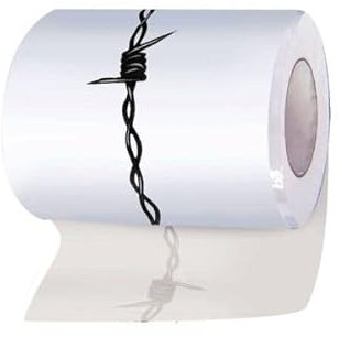 Ebiz Papier Toilettes Humoristique barbelé
