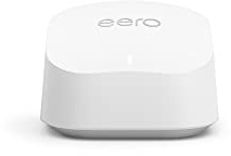 Amazon eero 6+ mesh wifi router - Supports internet plans up to a Gigabit, Coverage up to 1,500 sq. ft., Connect 75+ devices, 1-pack