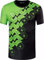 jeansian Herren Sport Tee Shirt Tshirt T-Shirt Short Sleeve Tops Tennis Golf Bowling LSL111 Black L