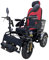 WBJLG Elektrischer Offroad-Rollstuhl mit großer Reichweite All Terrain, Elektrische Starke Leistung im Gelände, Doppelgriffe, Anti-Roll-Hinterrad und großer Aufbewahrungskorb