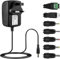 Auroh AC to DC 12V 2A Power Supply Adapter for CCTV Camera, DVR, LED Strips, Router, 5.5mm x 2.1mm, UK Plug