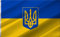 ANCONINE Ukrainische Flagge mit Dreizack-Flagge, 122 x 180 cm, ukrainische Flaggen mit 2 Messingösen, stabile Doppelnähte und hochwertiges Polyester. (10,2 x 15,2 cm)