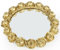 Vixdonos Gold Rose Resin Tray Decorative Mirror Tray Bathroom Vanity Tray for Perfume,Jewelry and Makeup