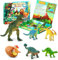 Dinosaurier Adventskalender 2024 Kinder - Weihnachts Geschenk für Kinder Jungen und Mädchen, 24 Tage Countdown-Kalender tägliche Überraschungsgeschenke