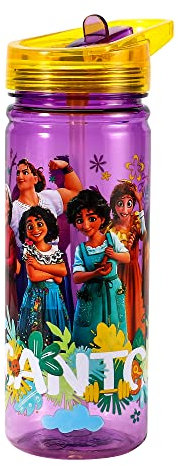 Encanto 580ml Water Bottle for Kids School Drinks Bottle Made of Durable Tritan Reusable BPA Free