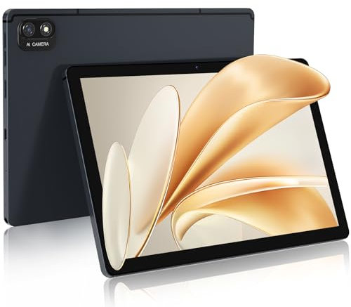 kinstone Tableta PC Tactil 10 Pulgadas,Portatil Android 12 T616 8núcleos CPU Llamar a la Tableta 4G LTE 8GB RAM,128GB ROM,WiFi Pantalla Táctil Tablet FHD IPS 1920x1200,5MP+8MP, 8000mAh