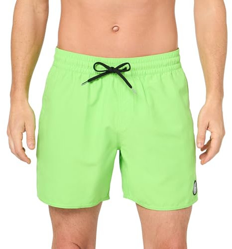 Volcom Herren Lido Solid Badehose, 40,6 cm Boardshorts, Electric Green, XL