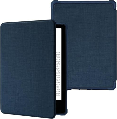 KBCASE Hülle für 6,8 Kindle Paperwhite (11. Generation 2021) & Kindle Paperwhite Signature Edition, Kindle Paperwhite 11. Generation Hülle Case mit Auto Sleep/Wake (Modell Nr. M2L3EK/M2L4EK), Blu