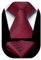 Enlision Krawatte Herren Streifen Krawatte Rot mit Einstecktuch Set Seide Krawatten für Herren für Hochzeit Formelle Geschäfte Weihnachten,Weinrot