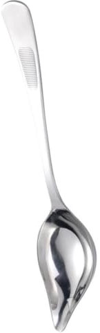 MAGICLULU Stainless Steel Saucier Drizzle Spoon with Spout Small Gravy Ladle Soup Spoons Gravy Boat Ladle Culinary Sauce Spoon for Chocolates Gravies and Sauces