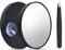 Miroir Grossissant x30, Petit Un Miroir de Voyageavec Ventouse et Pince à épiler, Miroir Maquillage 3,5 Pouces, Miroirs de Poche Compact pour Voyage Salle de Bain Maquillage Rasage (Noir)