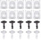 Unterfahrschutz Schrauben Blechmutter Unterdeckel Blechschrauben Motor Unterboden Schutz Clips Motorschutz Einbausatz Halteklammern Getriebeschutz Befestigungsclip Klammer für 5er E39 7er E38 Z8 E52