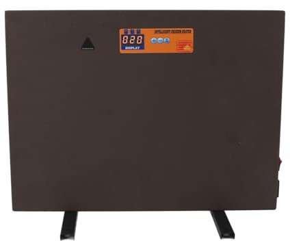 Hühnerstall-Heizung, Heizpaneel, 150 W, Hühnerstall-Heizung, Hühner-Heizung, Hühnerstall-Heizung, Heizpaneel mit Timer, Fernbedienung, Neigungs- und Ausschaltfunktion,