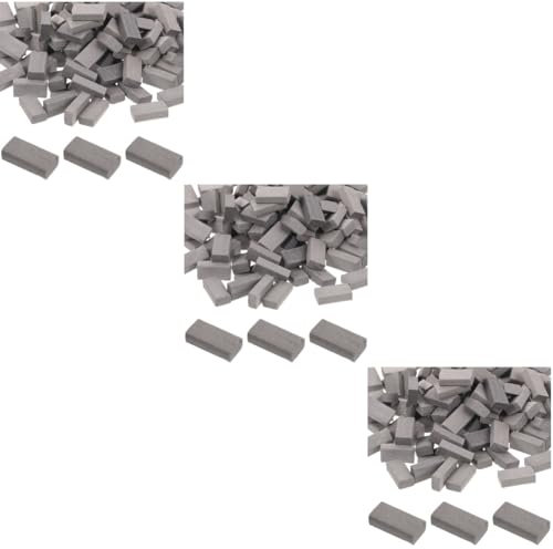 BESTonZON 300 STK Modell Ziegelspielzeug Gefälschter Ziegel Kleine Steine ​​zum Basteln Sandtisch Ziegel 1/16 Miniatur-Steine Miniatur-Dinge Garten Ziegel Aus Stärke Und Ton Kind Wandfliesen