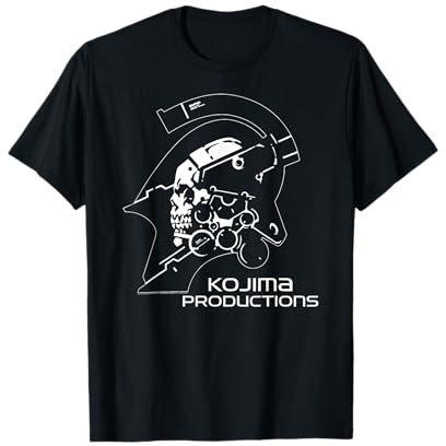 Kojima Productions White Video Gaming Merch T-Shirt
