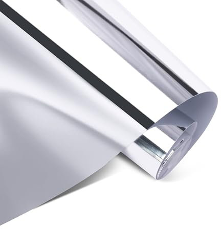 LOKLIK Self Adhesive Vinyl Roll - Permanent Vinyl for Signs, Decals & Crafts, Resistant to Outdoor Conditions & Washing - Crafting Material for Personalised Designs (Metallic Silver)