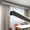 Rail Rideaux Plafond Rail de Rideau Mural avec Crochet, Tringle à Rideau Trois en Un à Longueur Personnalisée, Rail de Rideau Simple Coulissant Silencieux pour Salon(Black,1.3m(4.3ft))