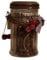 Four Seasons Liverpool Festive Rustic Vintage design Glass and Metal Potpourri Jar, Sugar Shaker Style
