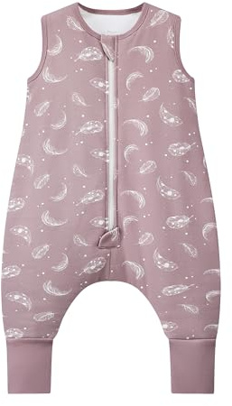 Owlivia 1.0 Tog Baby Schlafsack aus 100% Bio-Baumwolle mit Füßen - Ganzjähriger Komfort für Ihr Kleinkind