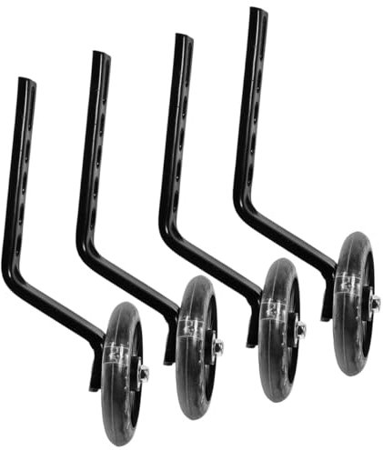 Kisangel Ihr Reiten 2 Paar Fahrrad Stützräder Jungen Und Mädchen Fahrrad Zubehör Geräuschlos Nicht-