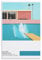 LNXEJAKT A Bigger Splash – David Hockney Poster Dekorative Malerei Leinwand Wandkunst Wohnzimmer Poster Schlafzimmer Malerei,Wandkunst Bilddruck Moderne Familienzimmer Dekor 16x24inch(40x60cm)
