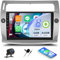 Android 15, 4G+64G 8 Core GOHHDL Qualcomm Rradio para Citroen C4 2004-2009/C-Quatre 2008-2011 con Carplay Android Auto, Pantalla de Coche de 9 Pulgadas 2Din con GPS WiFi BT FM/RDS DSP SWC Cámara Mic