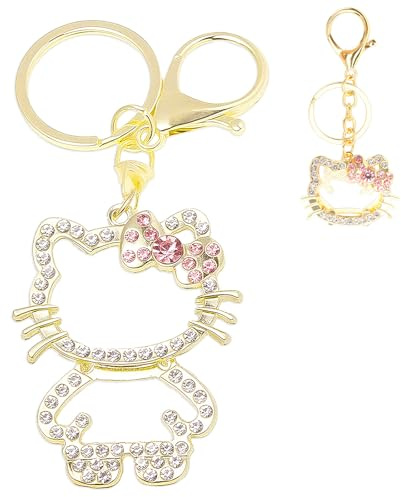 Heartsking Niedliche Schlüsselanhänger, 3D Süß Kawaii Anime Schlüsselanhänger Dekorative Accessoires für Handtaschen Schulranzen Geschenk für Mädchen