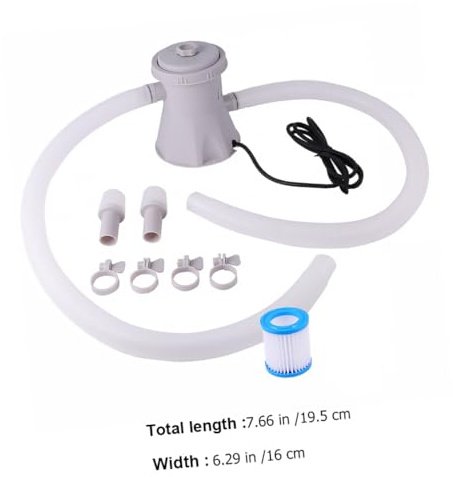 UKCOCO Pompe De Filtration Eau pour Piscine Pompe Électrique à Eau De Filtration De De Piscine