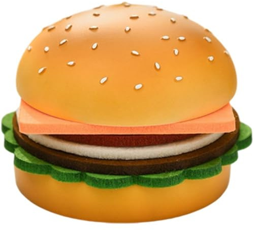 Lustiges Untersetzer-Set Für Getränke, 5-teiliges Neuartiges Burger-untersetzer-Set Für Den Couchtisch, rutschfeste Untersetzer Aus Holz, Tassenmatte Zum Schutz des Schreibtischs